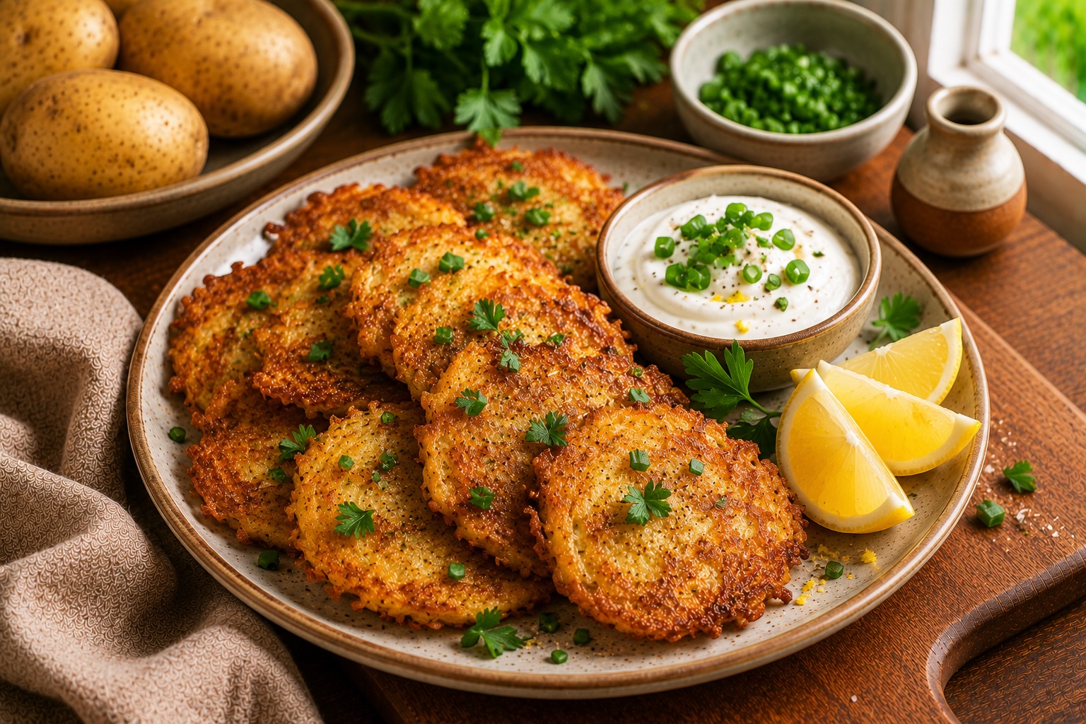 Herb Potato Pancakes