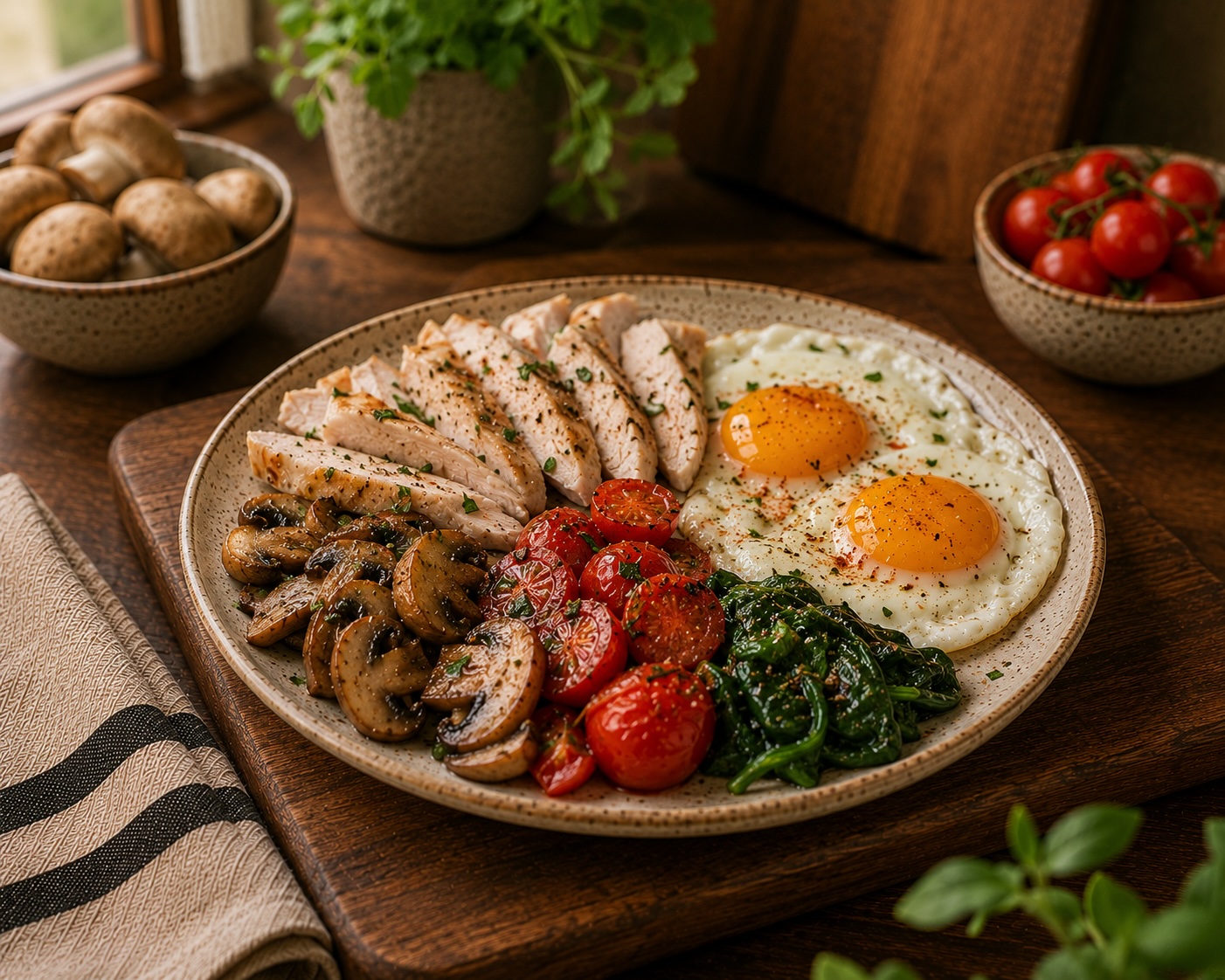 Healthy English Breakfast (Light)