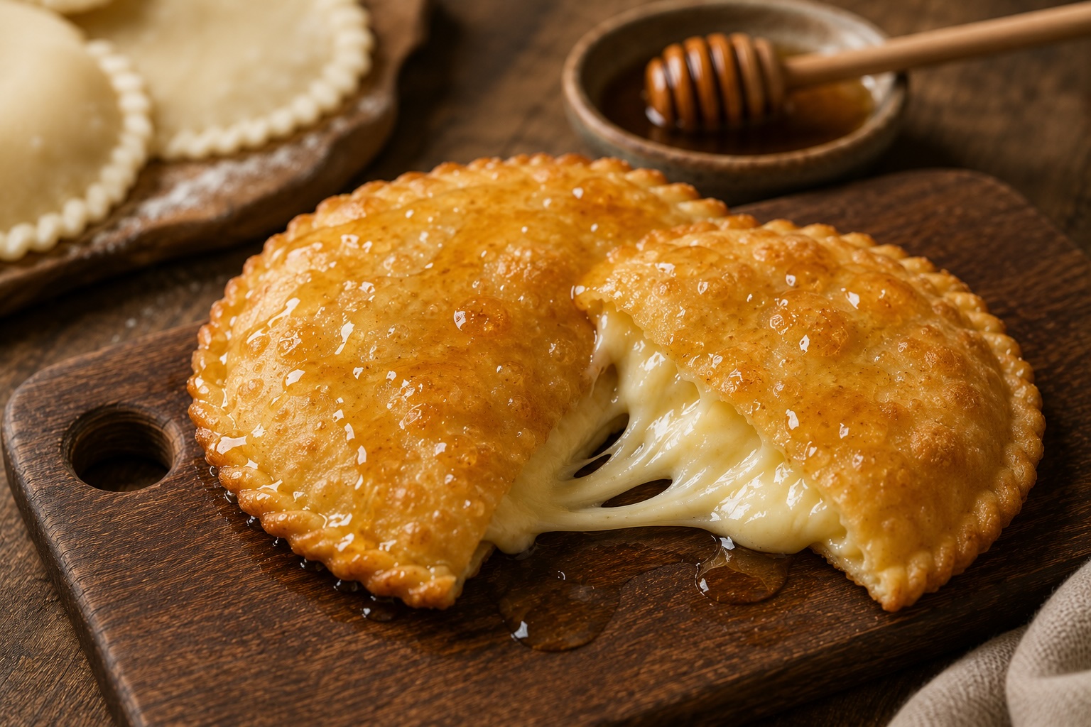 Sardinian Seadas Saganaki