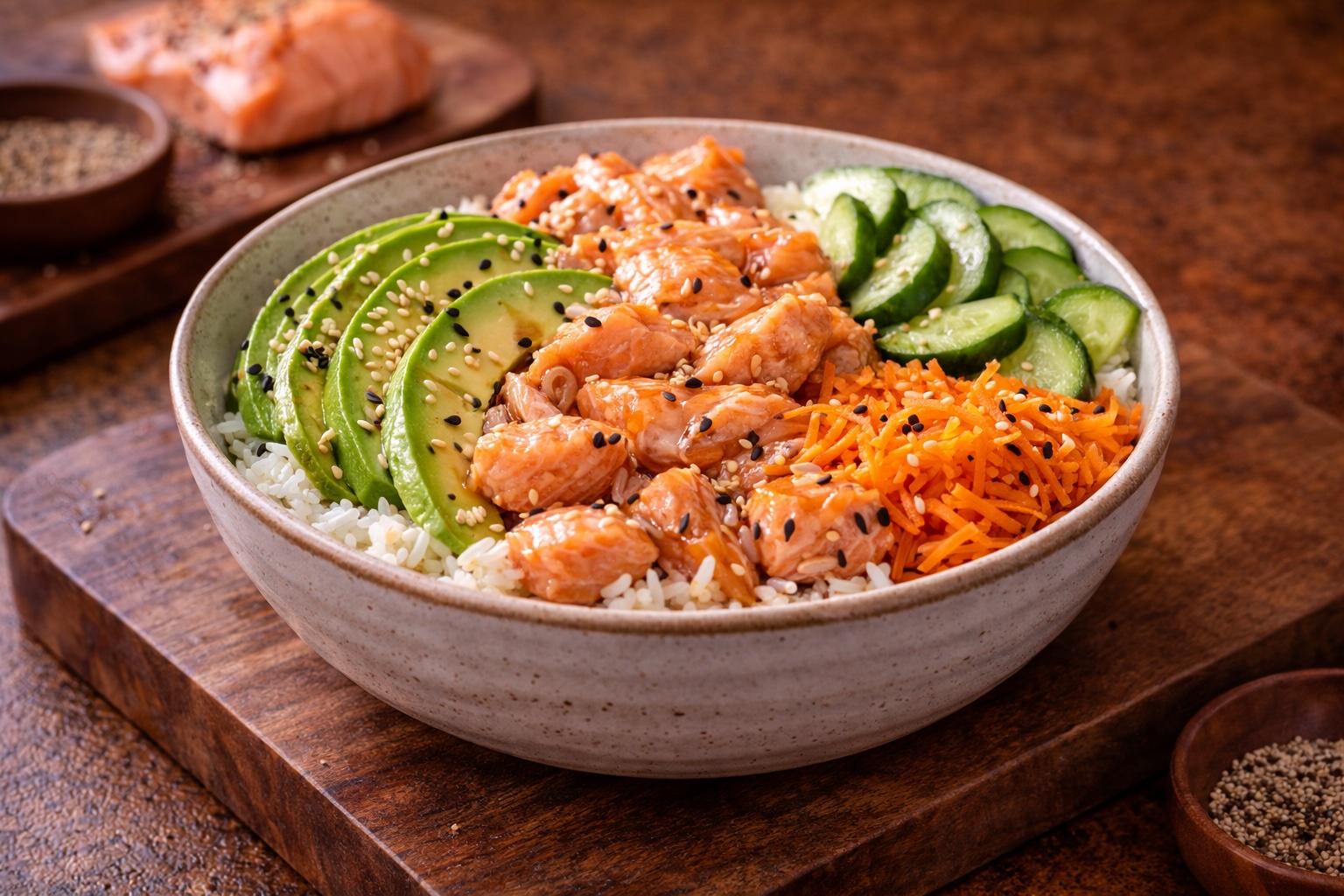 Korean-Inspired Salmon Bowl