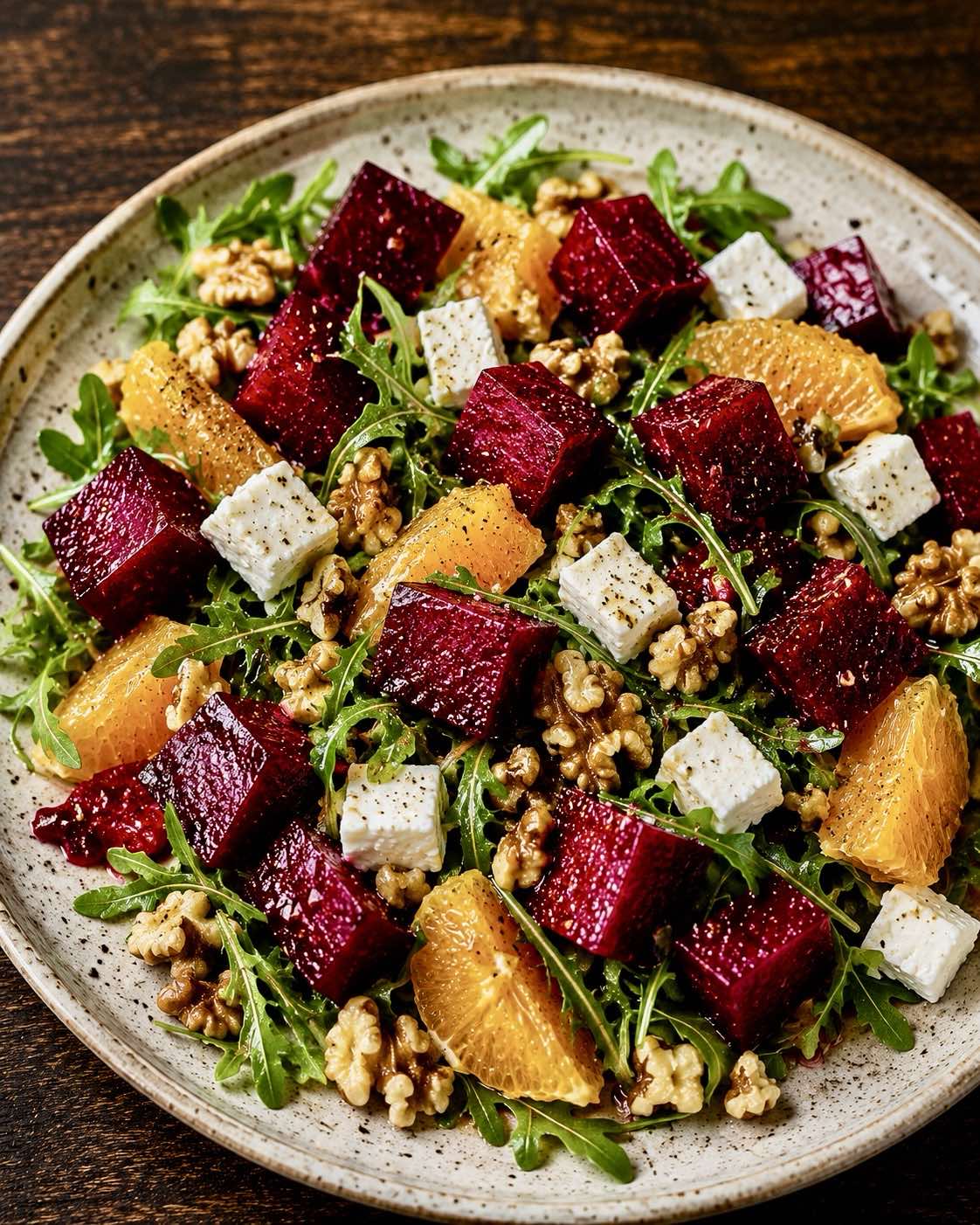 Beetroot Salad with Feta and Orange