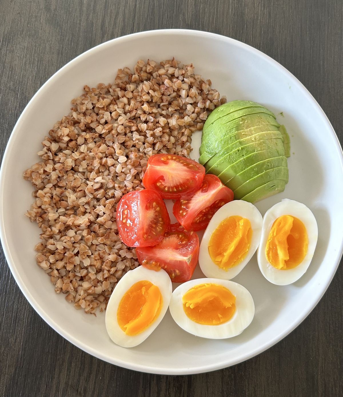 Buckwheat with Eggs and Vegetables