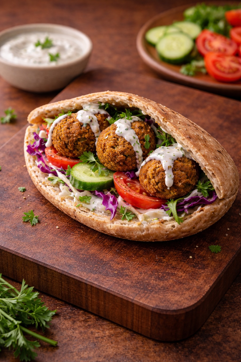 Pita with Falafel