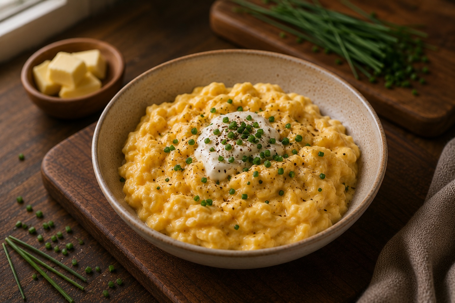 Creamy Soft Scrambled Eggs