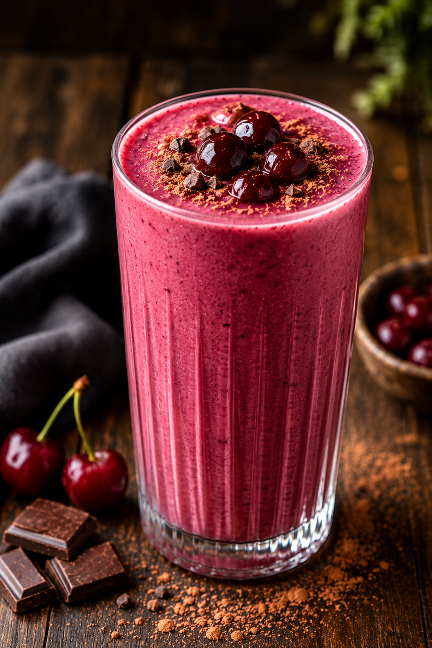 Cherry Brownie Smoothie