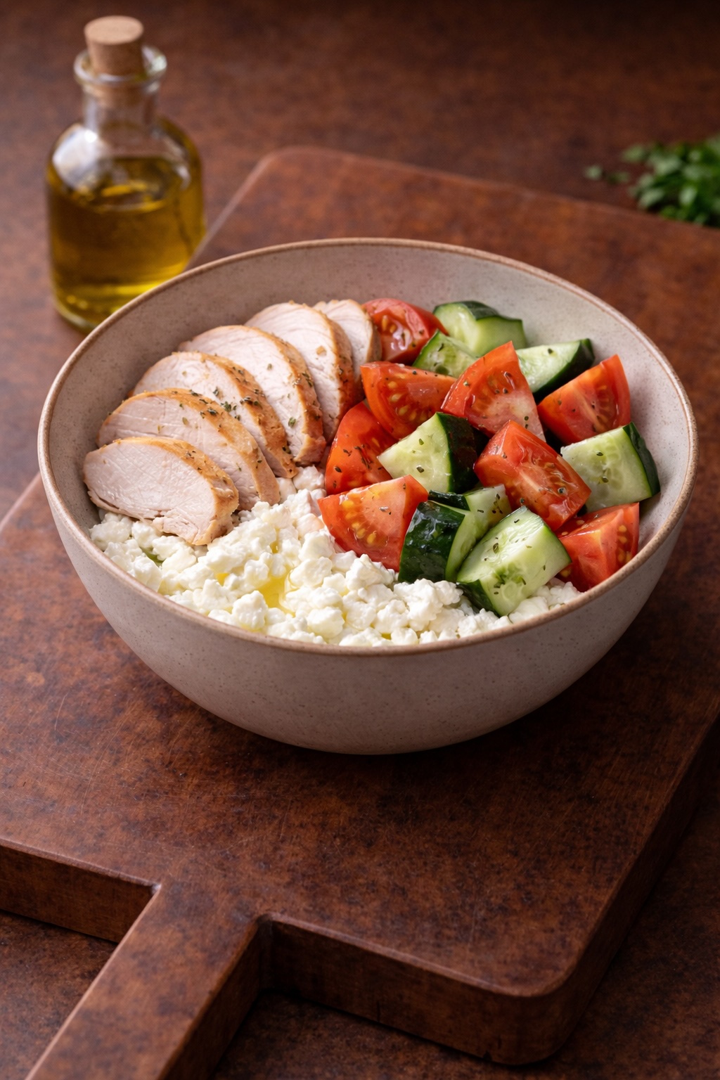 Cottage Cheese Bowl with Turkey