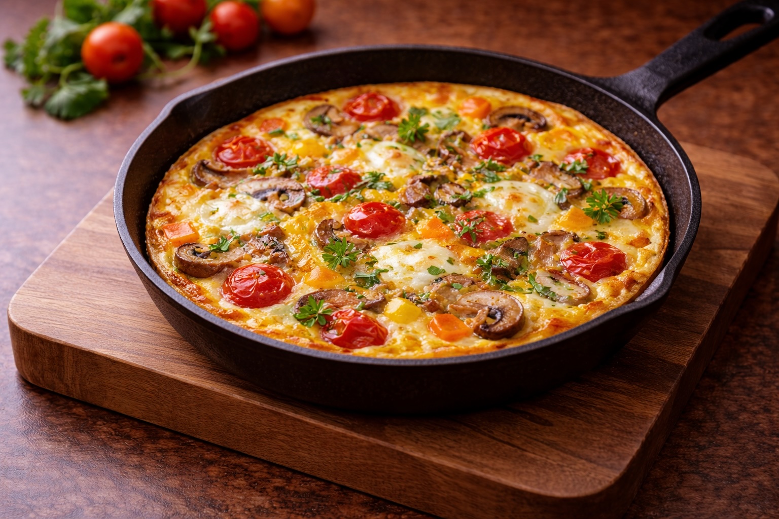 Frittata with Mushrooms