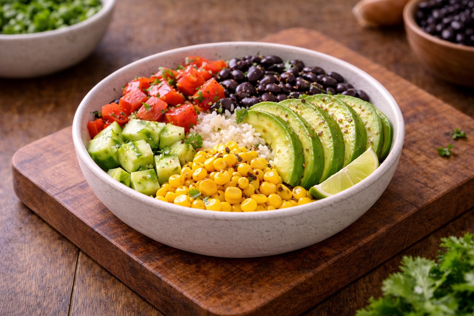 Mexican Bowl with Rice and Beans