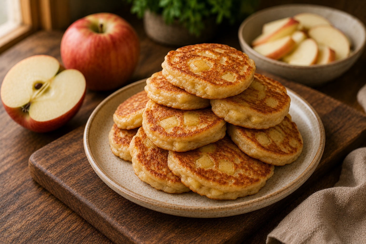 Mini Apple Pancakes