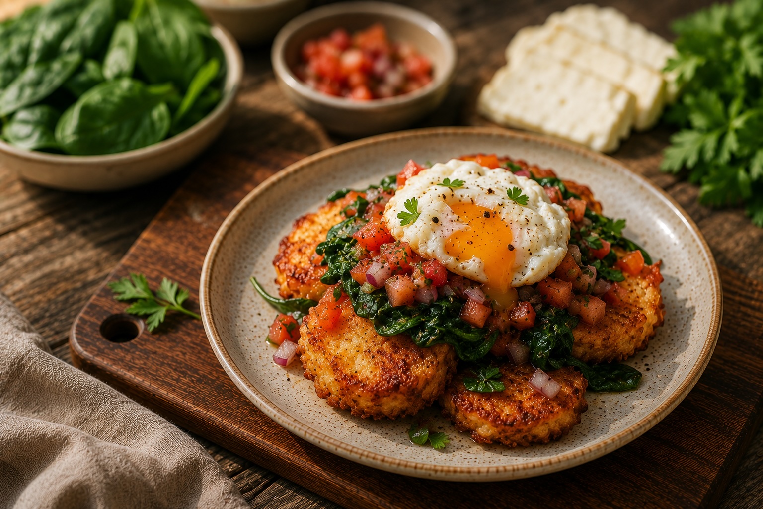 Crispy Halloumi Fritters
