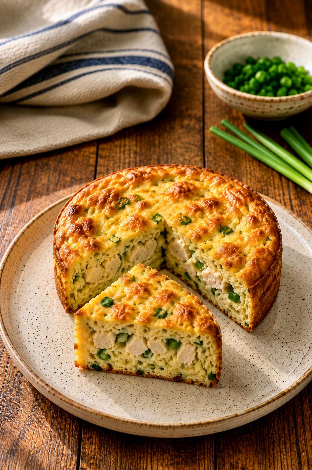 Quick Chicken Cheese Pie
