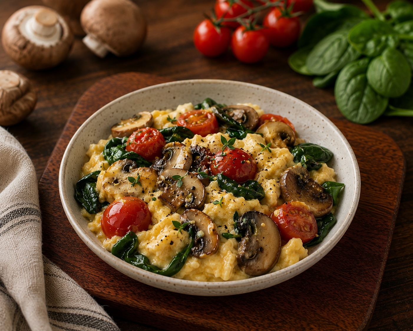 Café Scramble with Vegetables