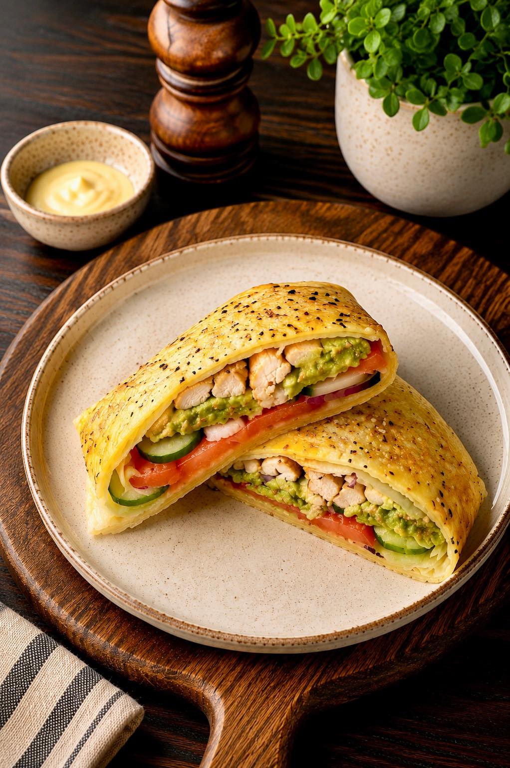 Рисовий конвертик з куркою