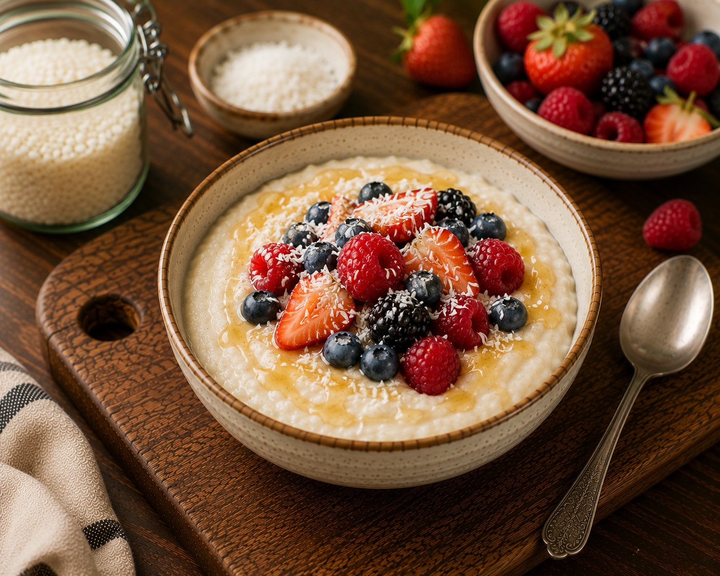 Semolina Porridge with Protein