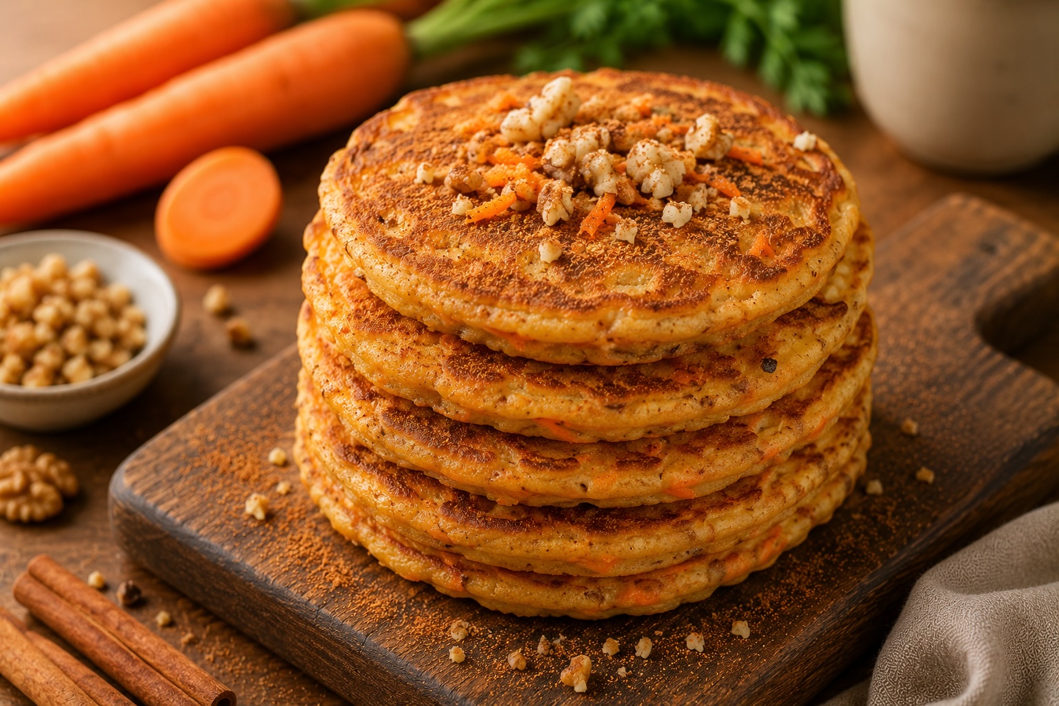 Carrot Cake Pancakes