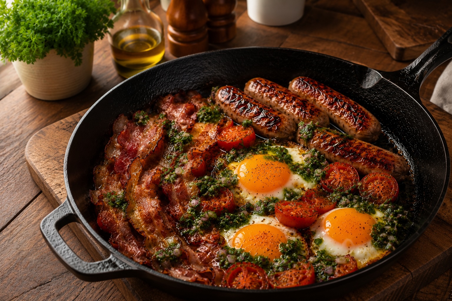 Midnight One-Pan Breakfast