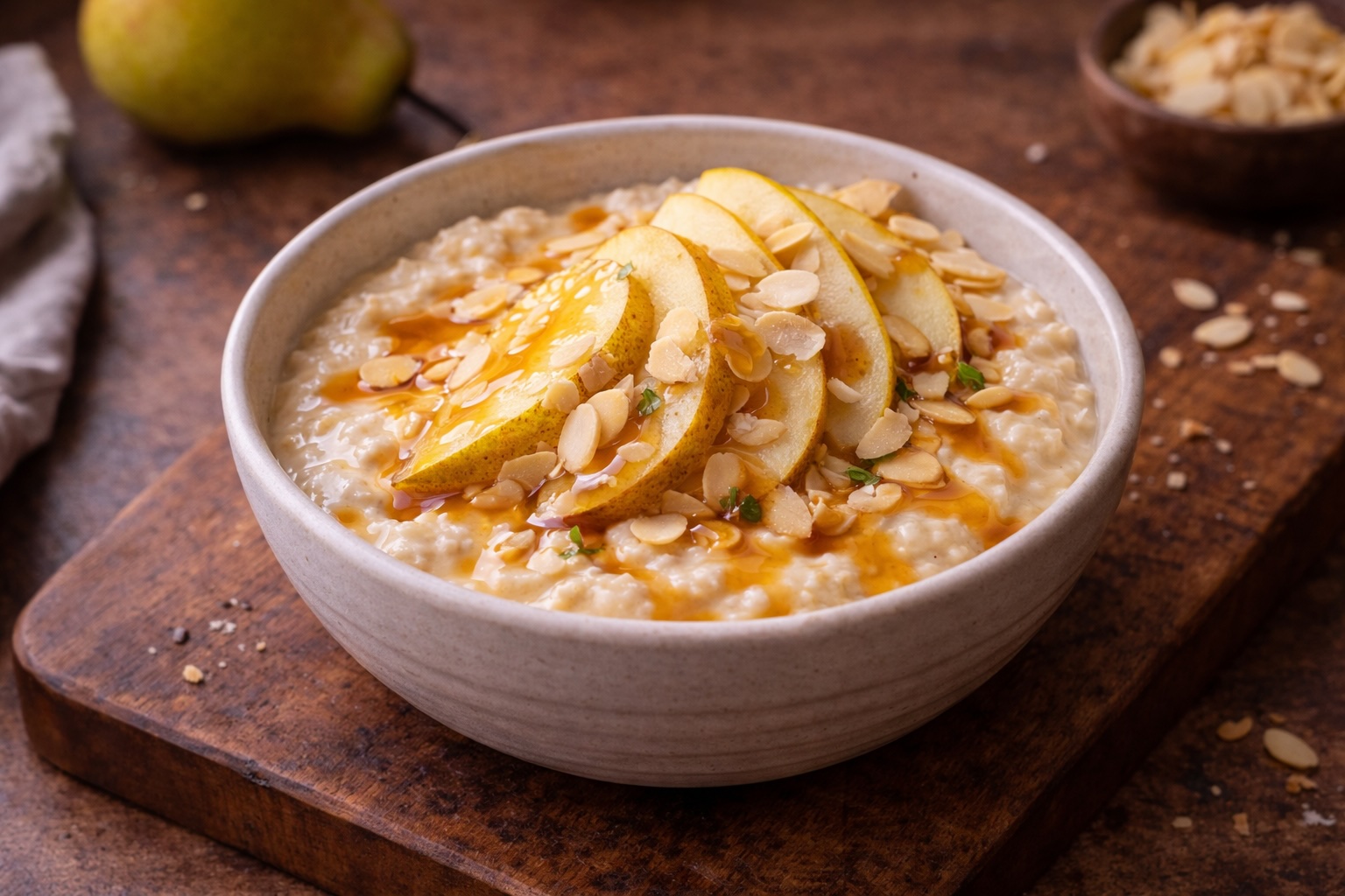 Creamy Oatmeal with Cream Cheese